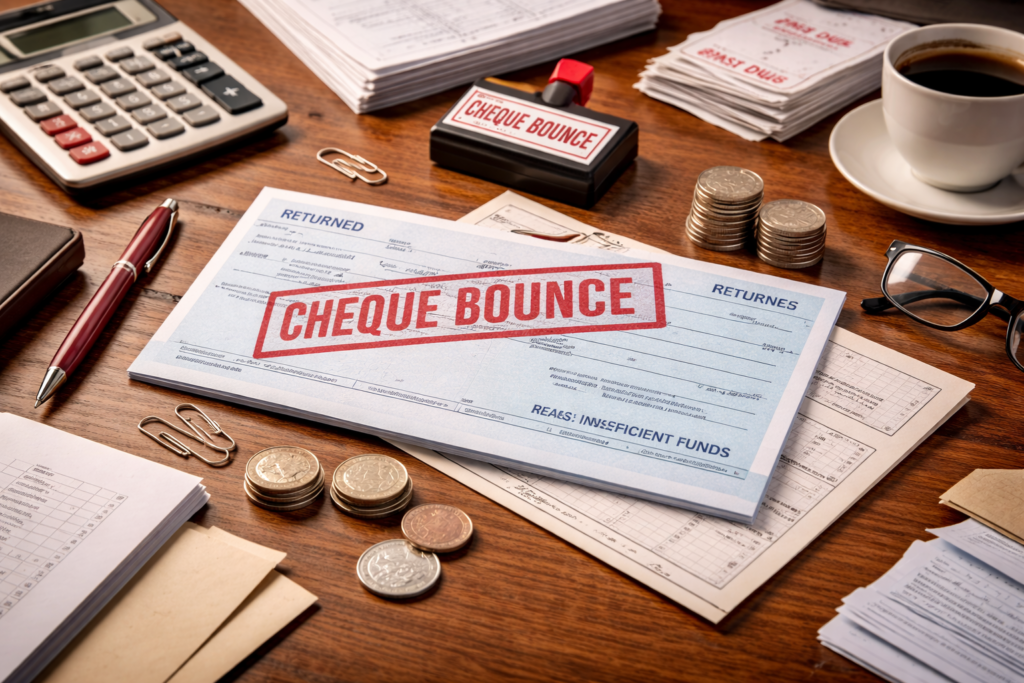 Cheque Bounce in India: Legal Meaning, Causes, Procedure and Remedies